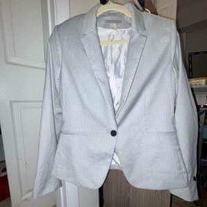 H&M Women’s size 10 light gray fitted blazer